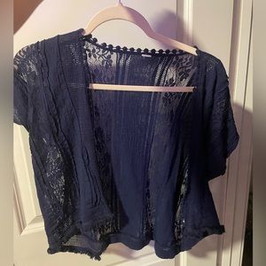 Women’s short sleeve cardigan